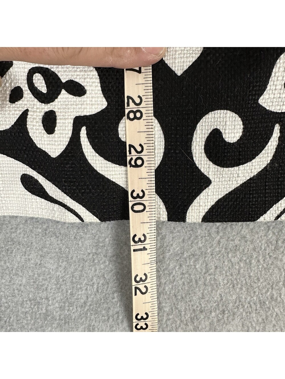 INC International Concepts Sz 16 Black White Damask Floral Arabesque Dress - Picture 7 of 7